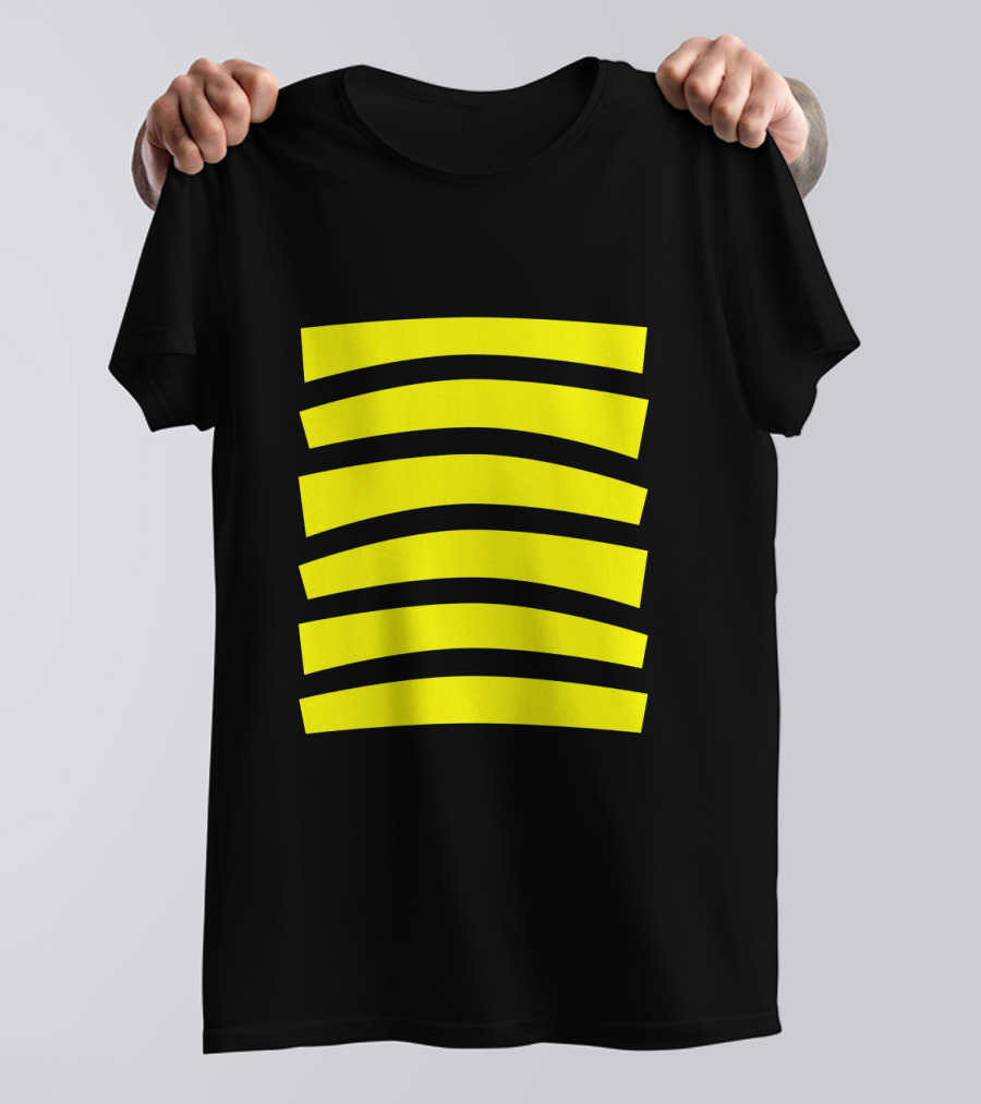 Cute Honeybee Halloween Costume Top With Yellow Stripes T-Shirt