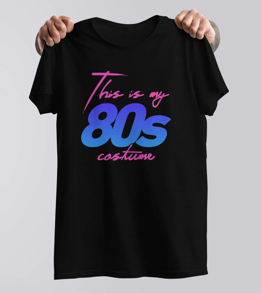 This Is My 80s Costume Funny Halloween KGB T-Shirt