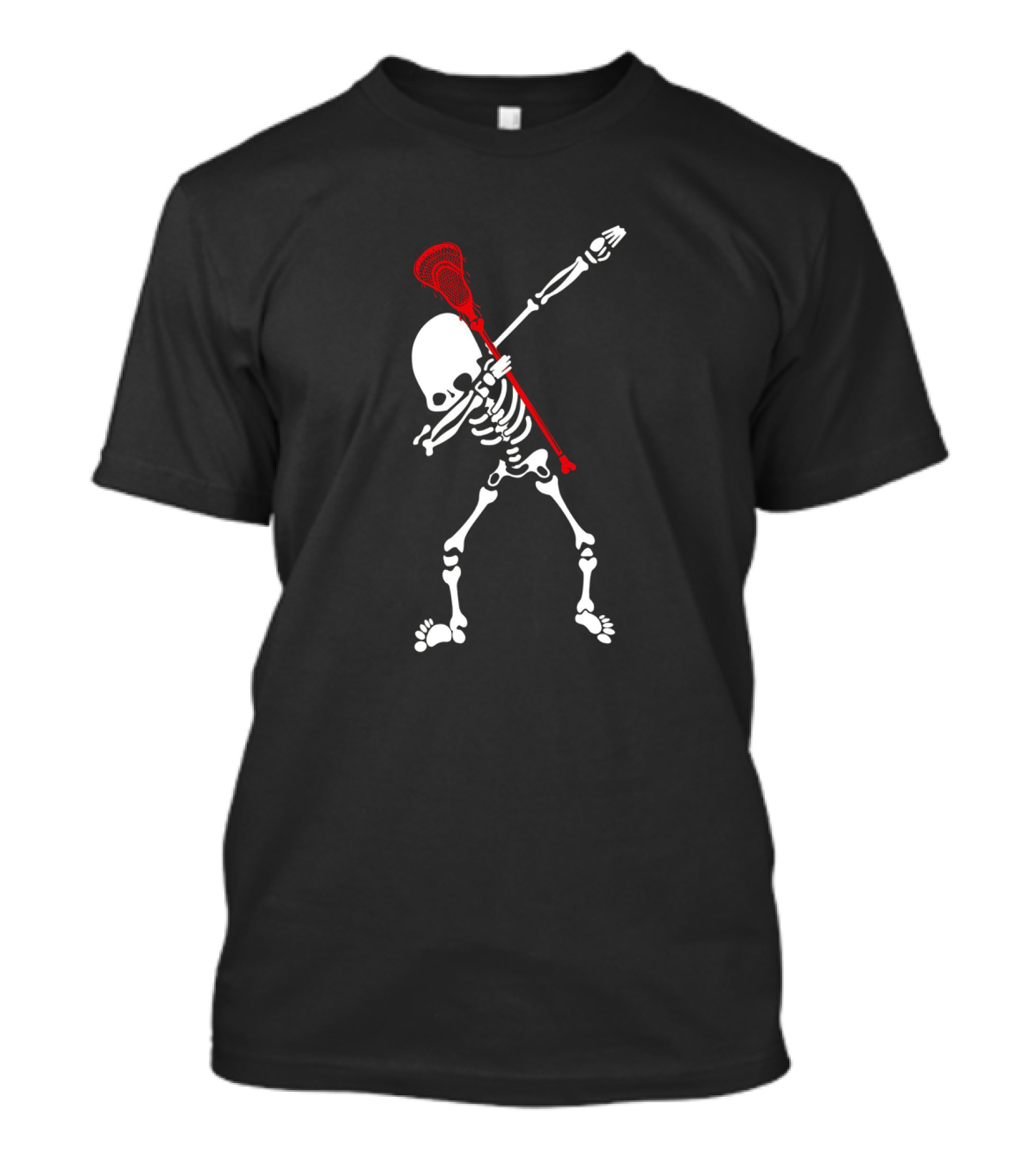 Halloween Dabbing Skeleton Lacrosse DS9 Sport T-Shirt
