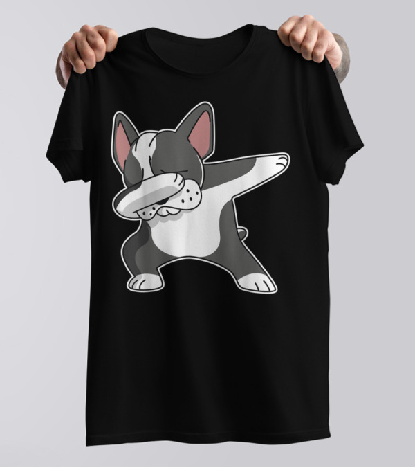 French Bulldog Dabbing Frenchie Dog Dab Dance Pose T-Shirt