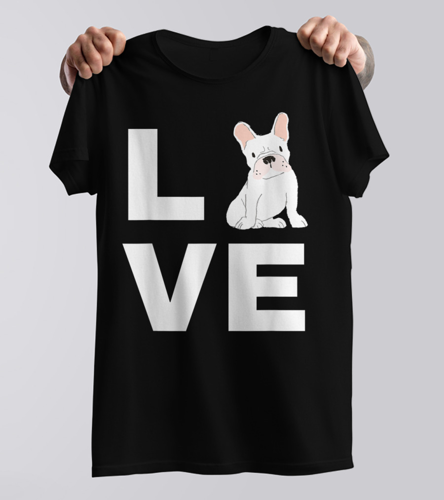 LOVE With Frenchie Bulldog T-Shirt