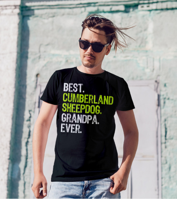 Cumberland Sheepdog Best Grandpa Ever T-Shirt