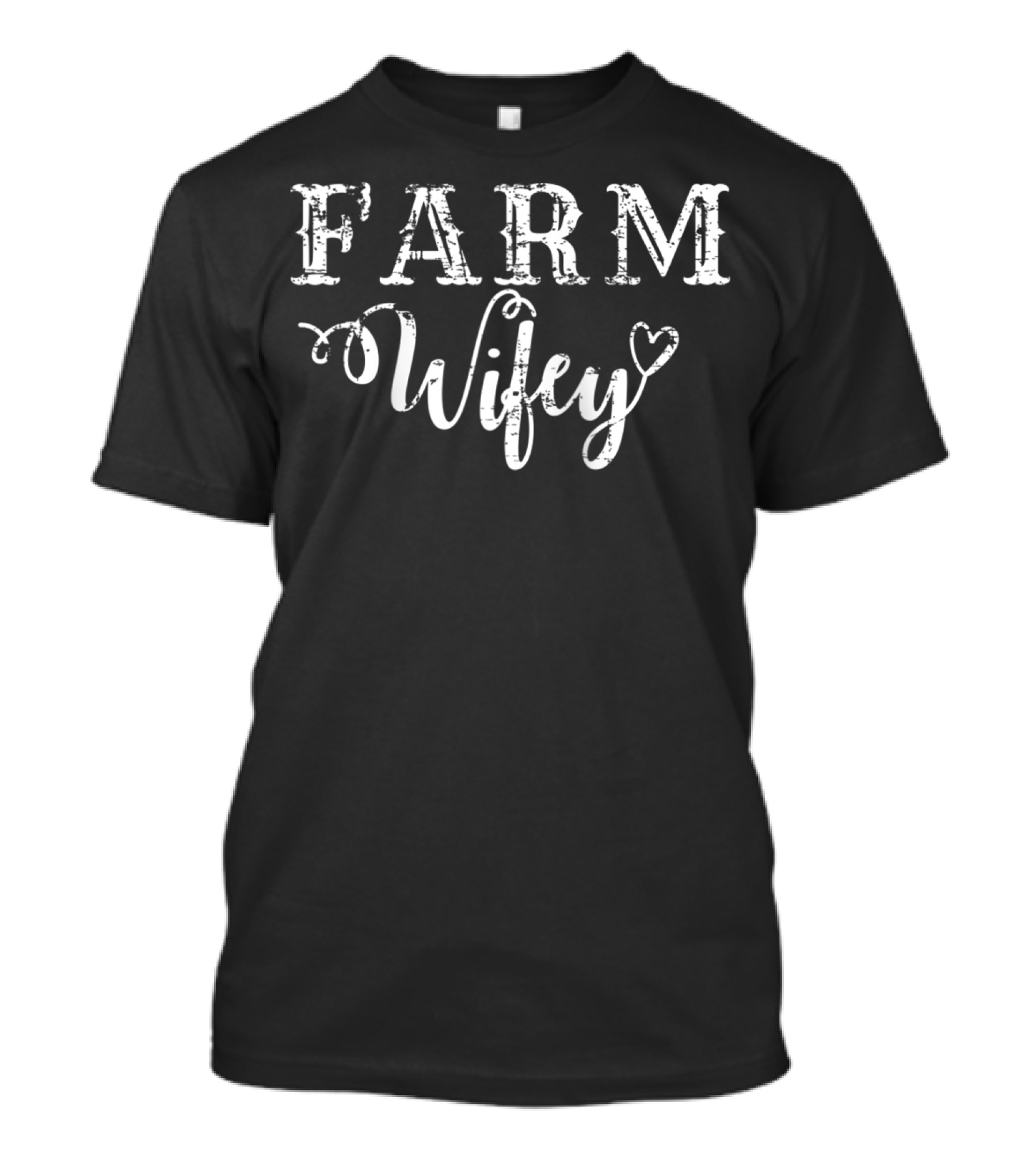 Farm Wifey Homestead Farmer YN T-Shirt