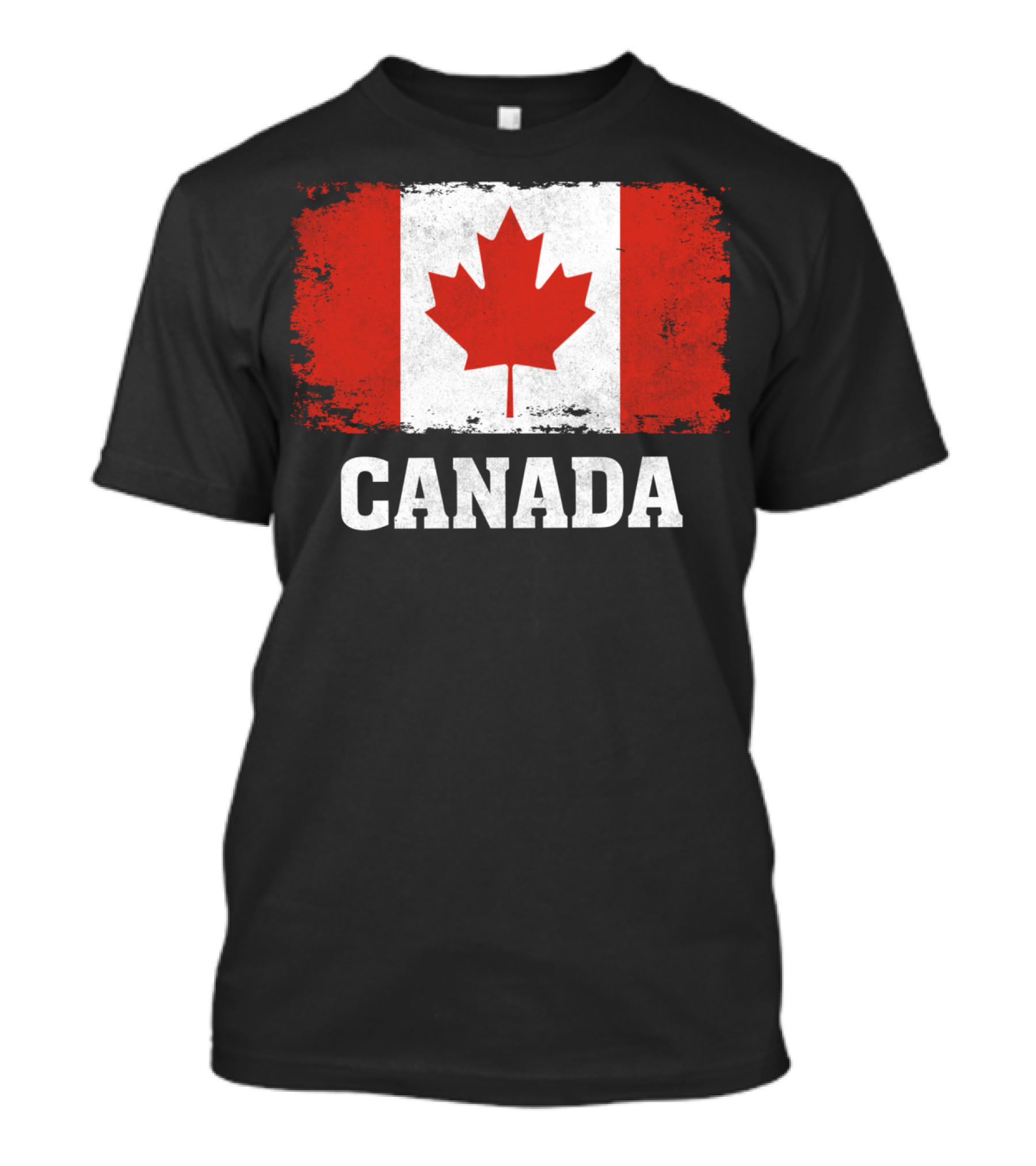Canada Flag Grunge Style Canadian Pride T-Shirt