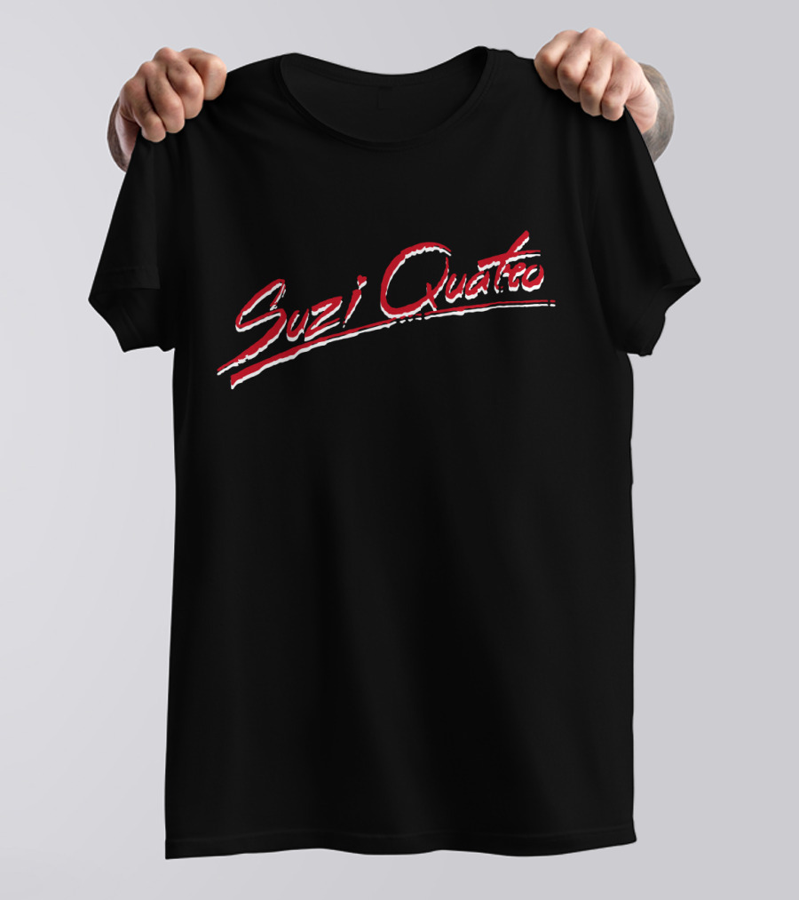 Suzi Quatro Red Script T-Shirt