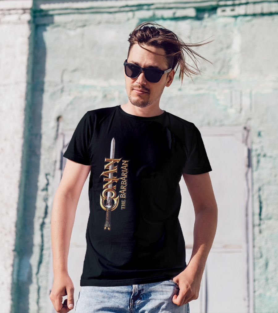 Conan The Barbarian Sword Logo CB 036 T-Shirt