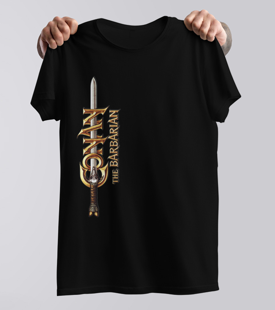 Conan The Barbarian Sword Logo CB 036 T-Shirt