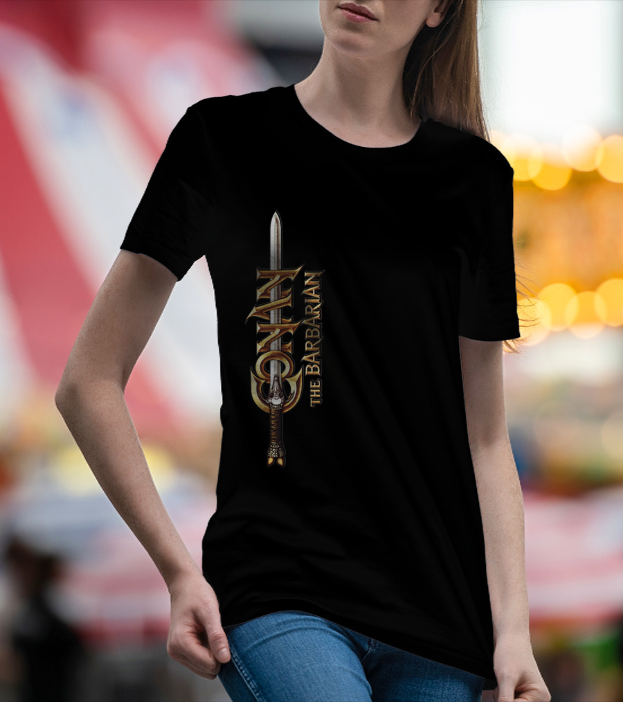 Conan The Barbarian Sword Logo CB 036 T-Shirt