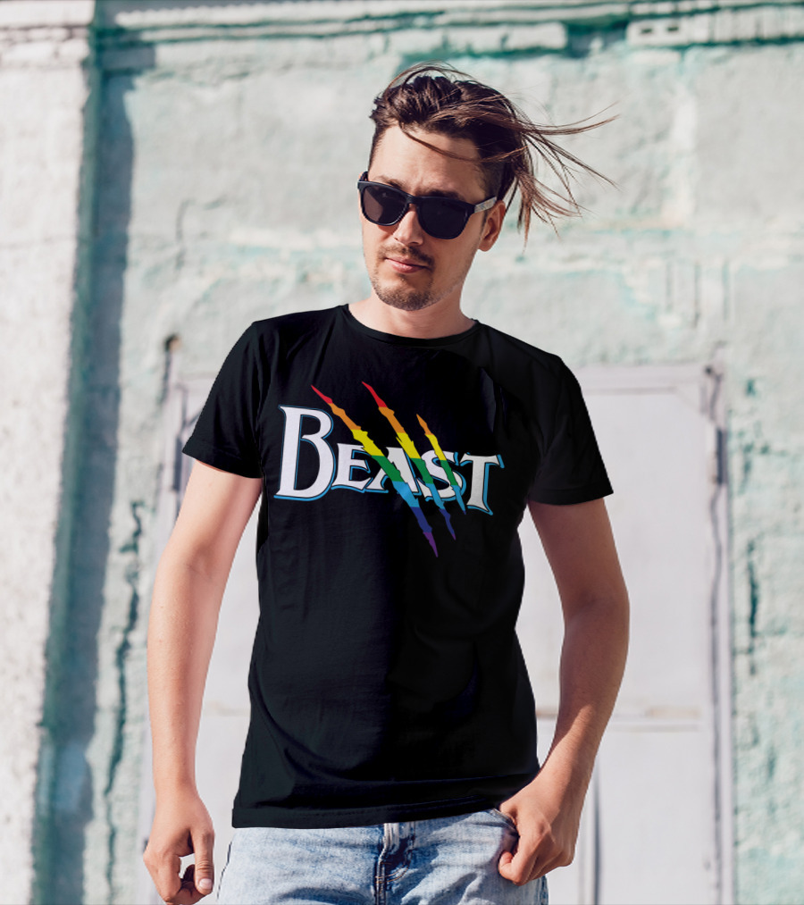 Beast Rainbow Claw Marks T-Shirt