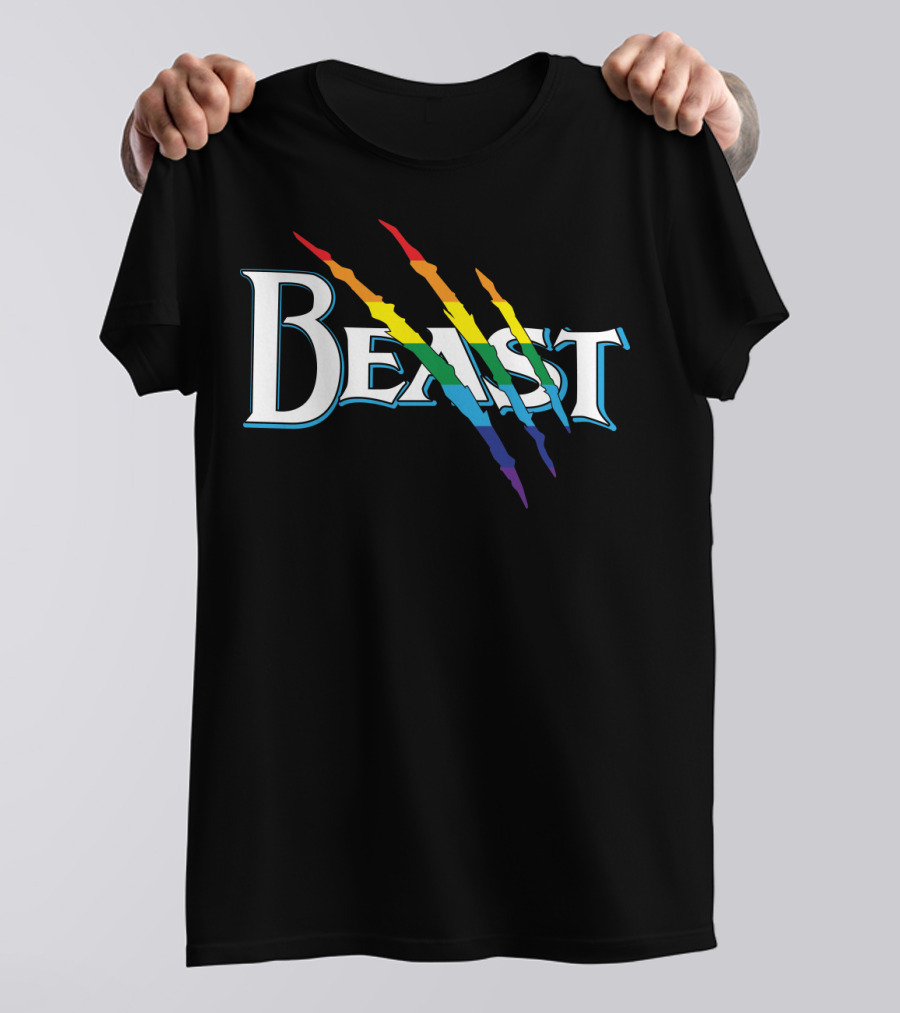Beast Rainbow Claw Marks T-Shirt