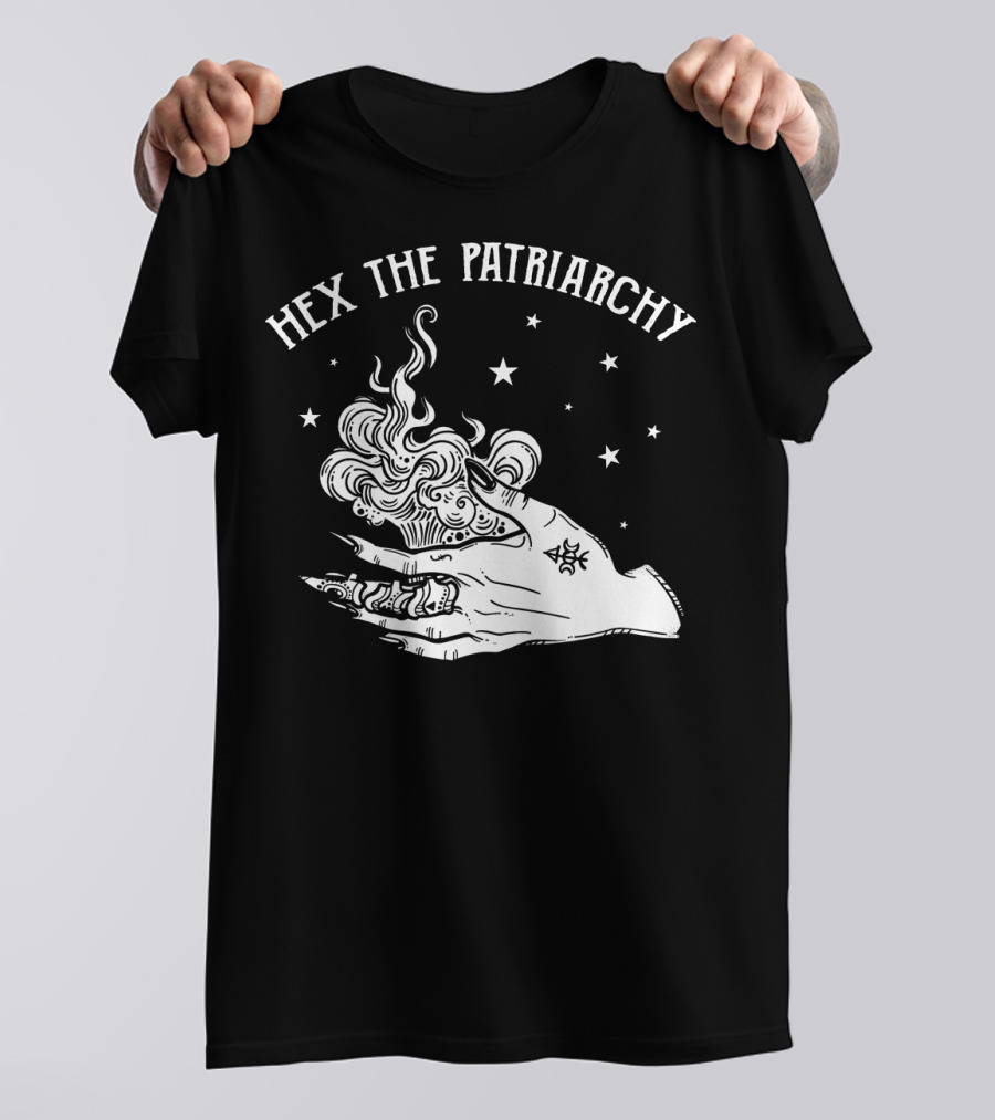 Hex The Patriarchy Hand Stars Smoke T-Shirt