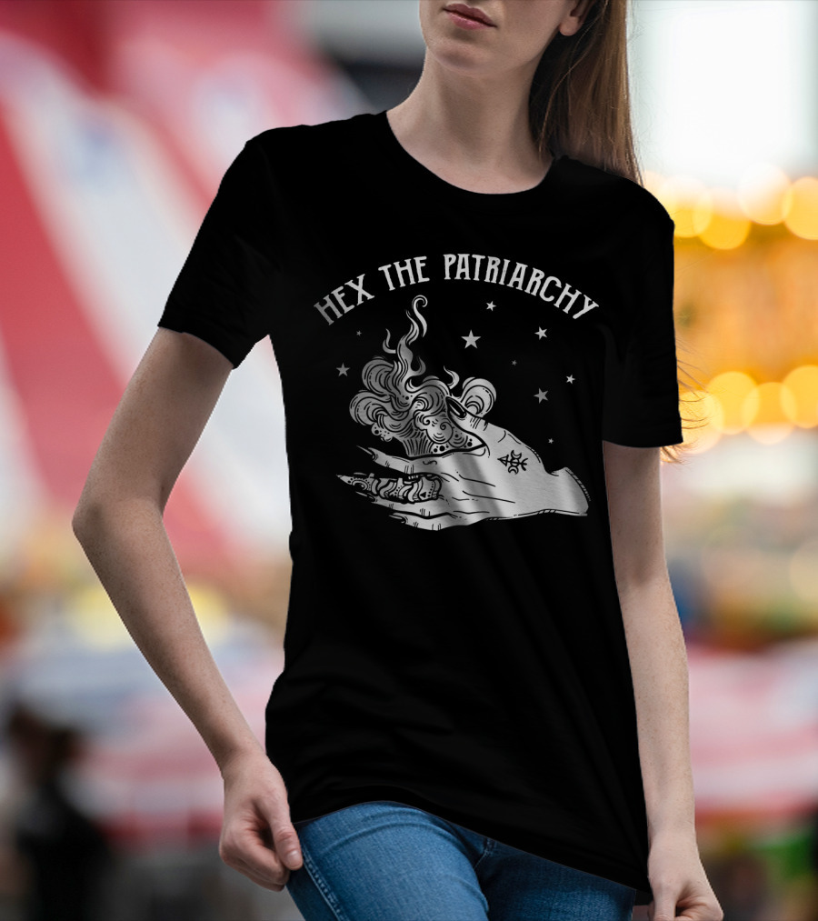 Hex The Patriarchy Hand Stars Smoke T-Shirt