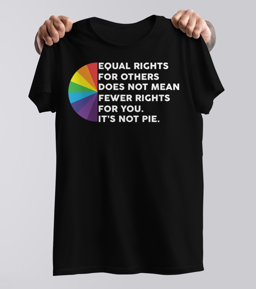Equal Rights For Others Does Not Mean Fewer Rights For You It's Not Pie T-Shirt