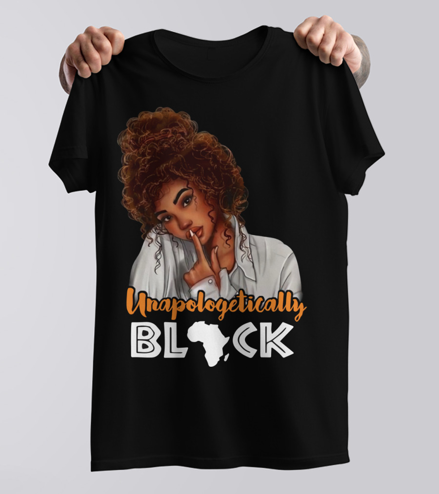 Unapologetically Black African Map T-Shirt
