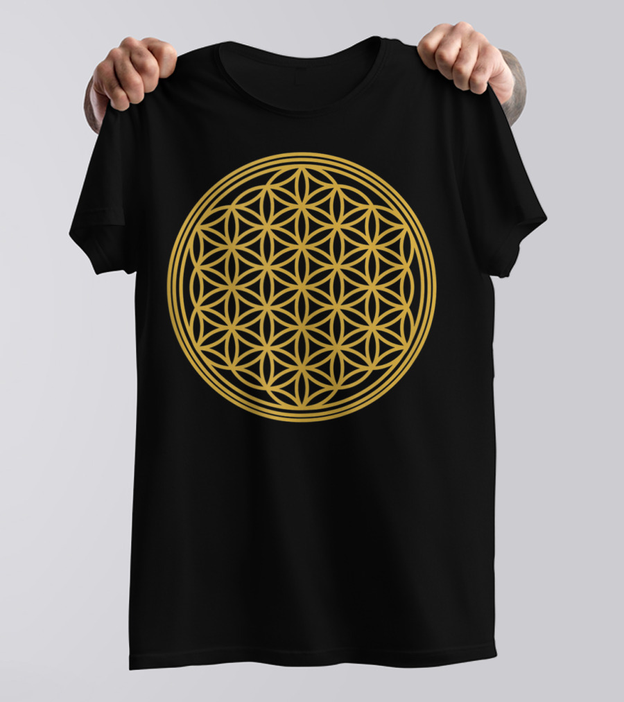 Flower Of Life Sacred Geometry Meditation T-Shirt