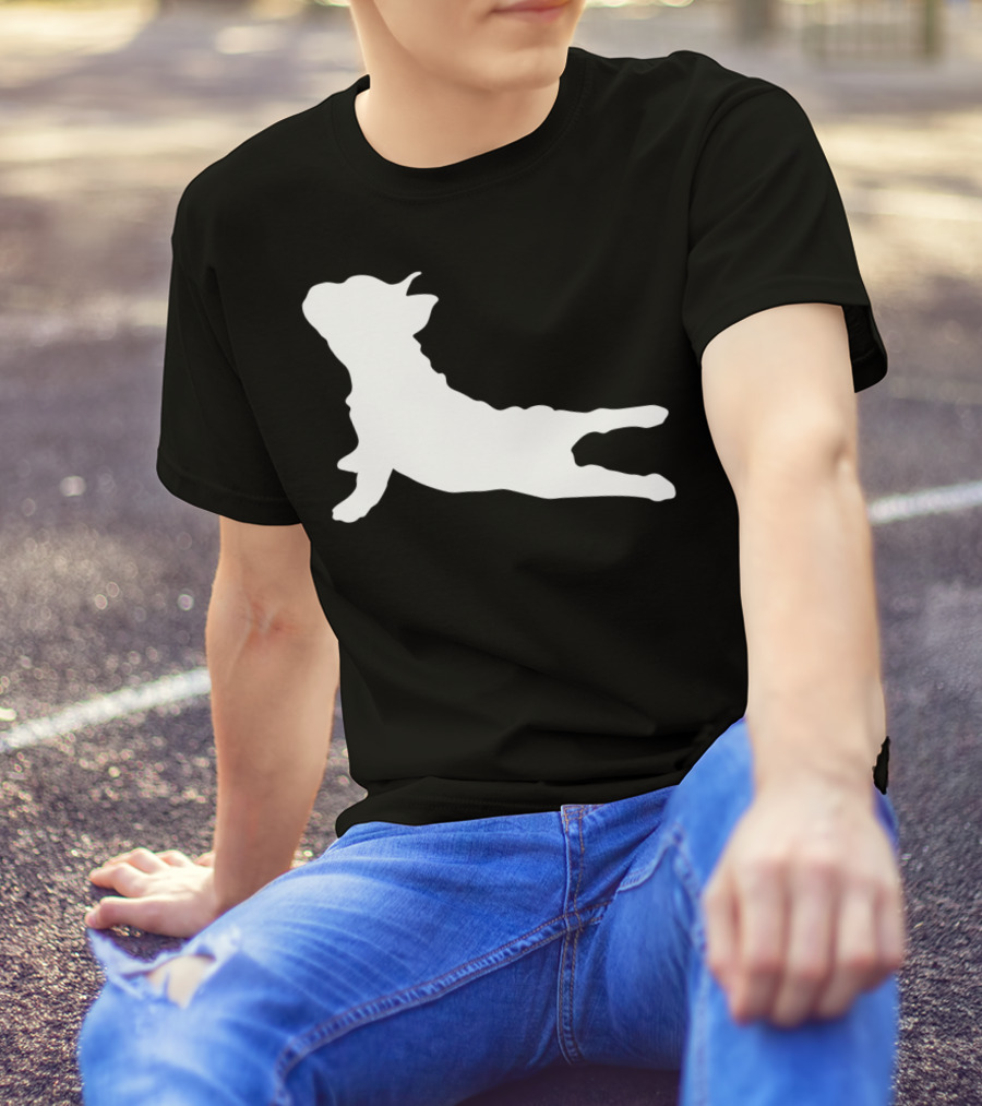 French Bulldog Yoga Pose T-Shirt