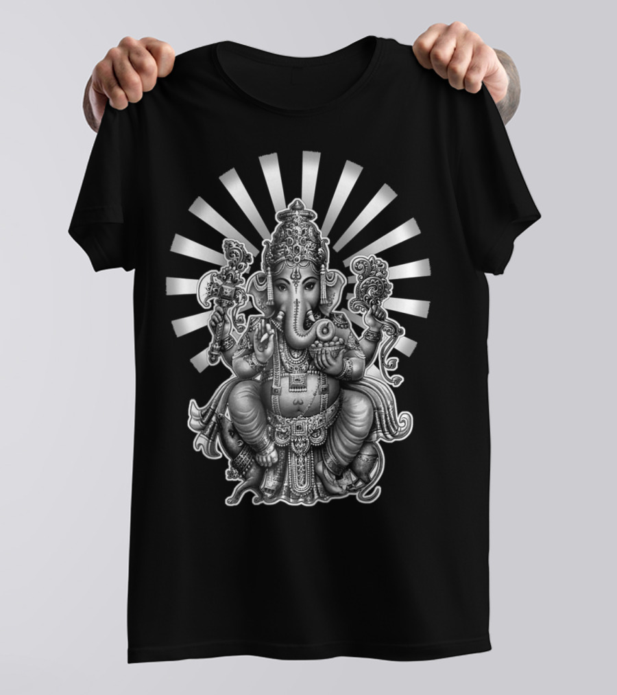 Ganesha Radiant Yoga Pose T-Shirt