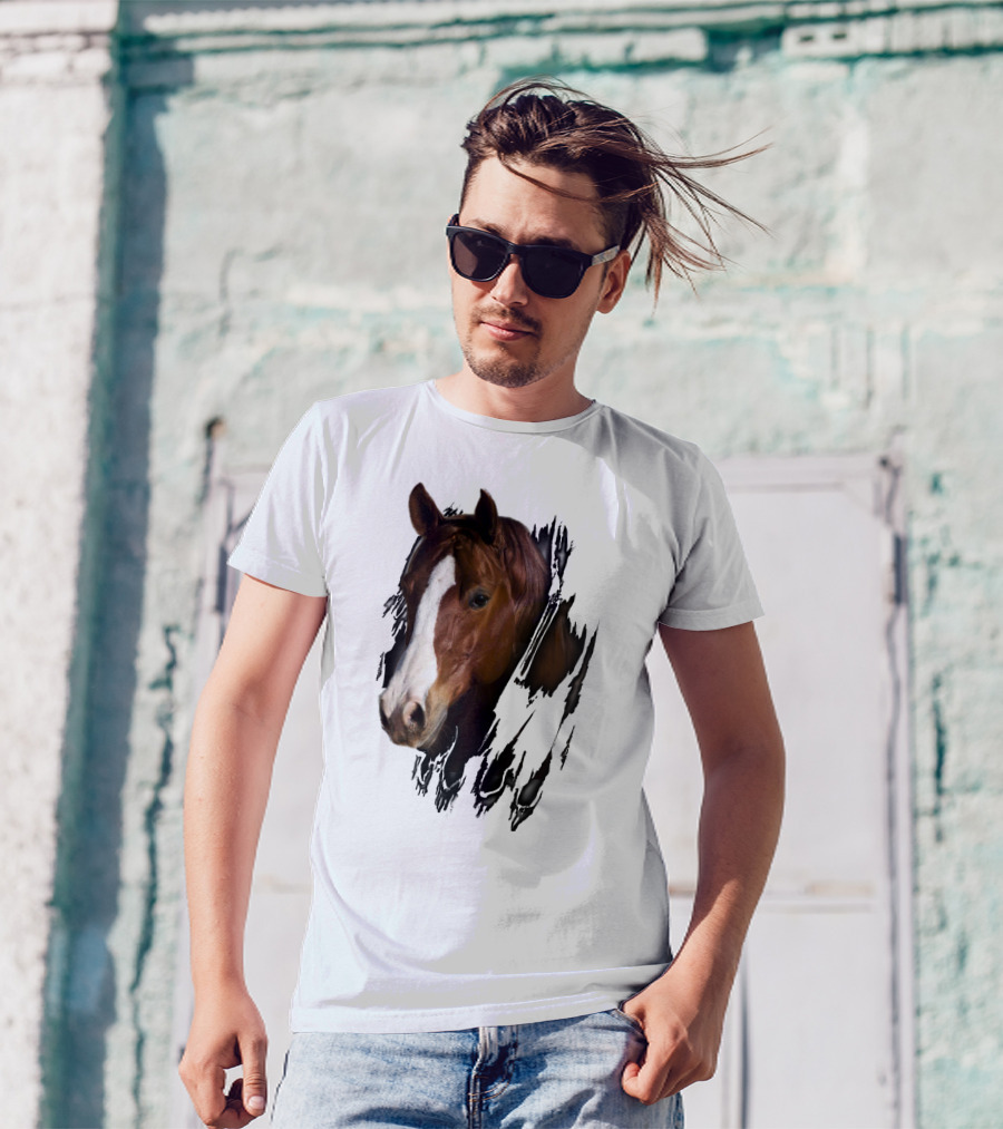 American Quarter Horse Beauty Rugged Elegance T-Shirt
