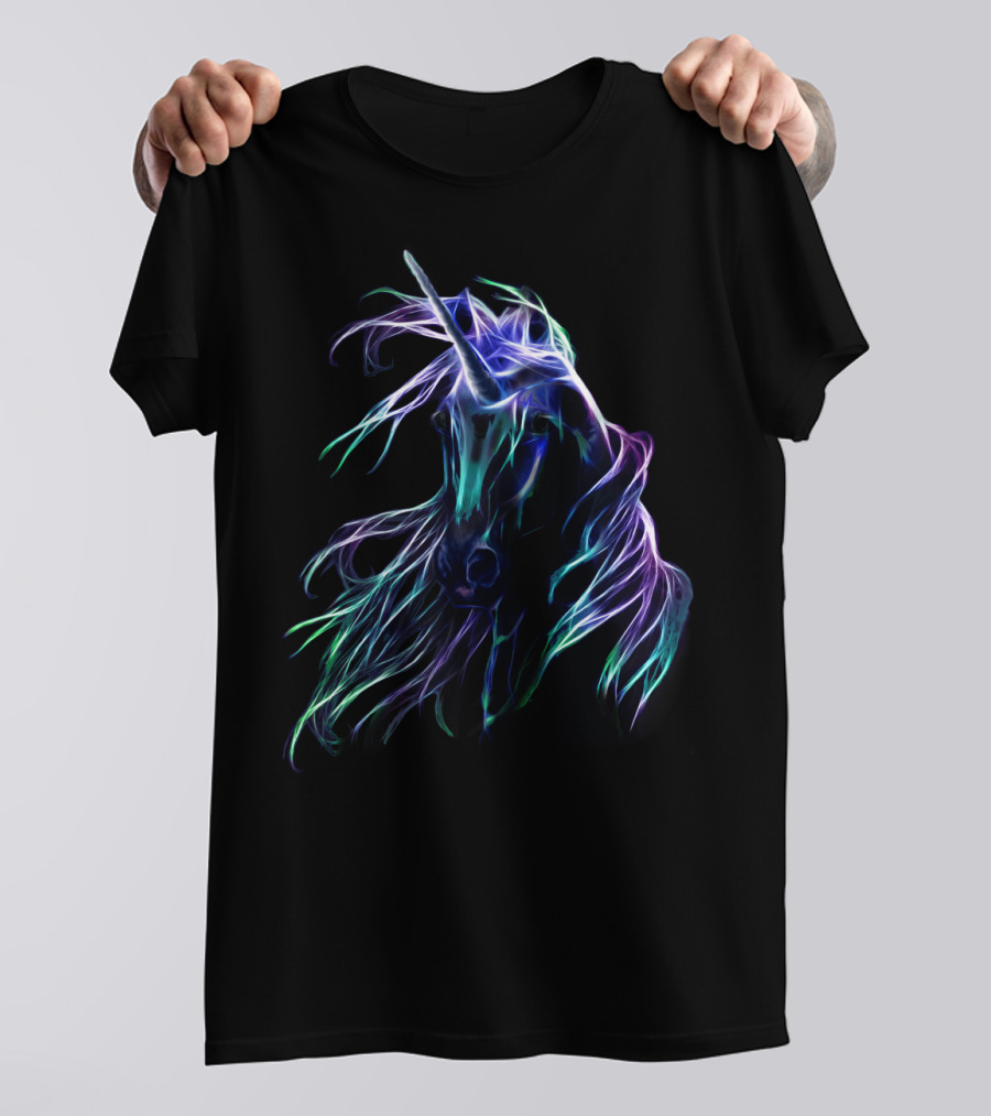 Unicorn In My Heart Neon Fantasy T-Shirt