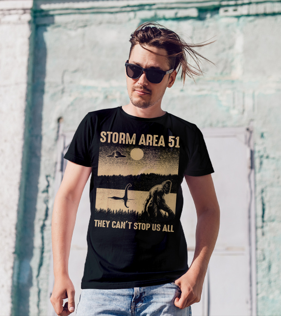 STORM AREA 51 THEY CAN'T STOP US ALL T-Shirt