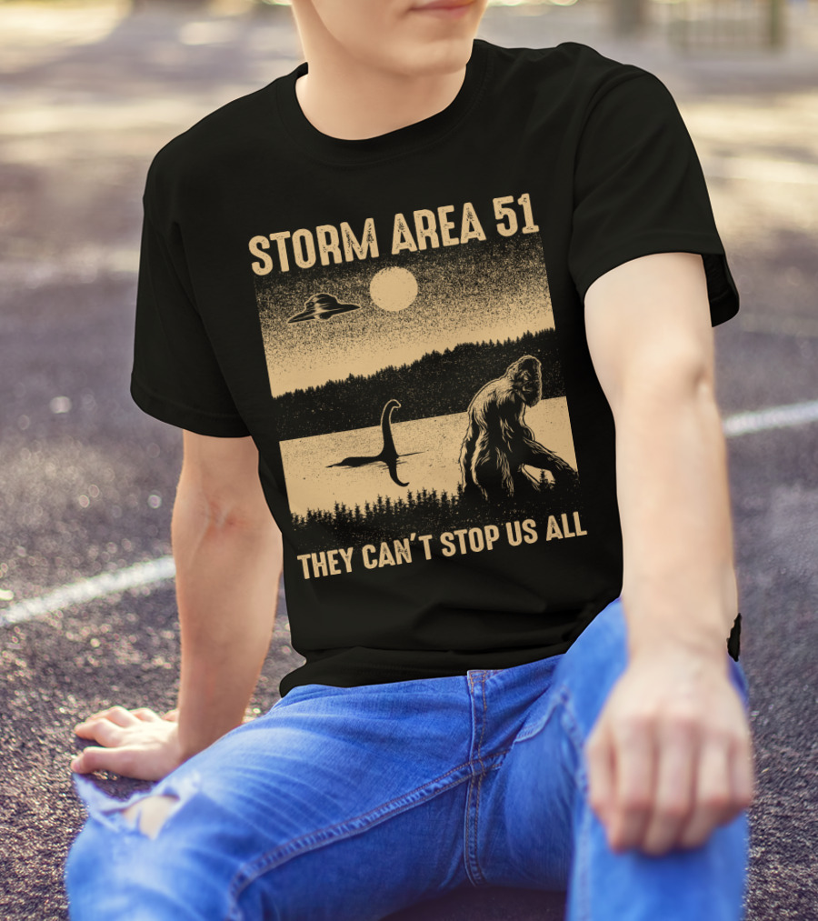 STORM AREA 51 THEY CAN'T STOP US ALL T-Shirt