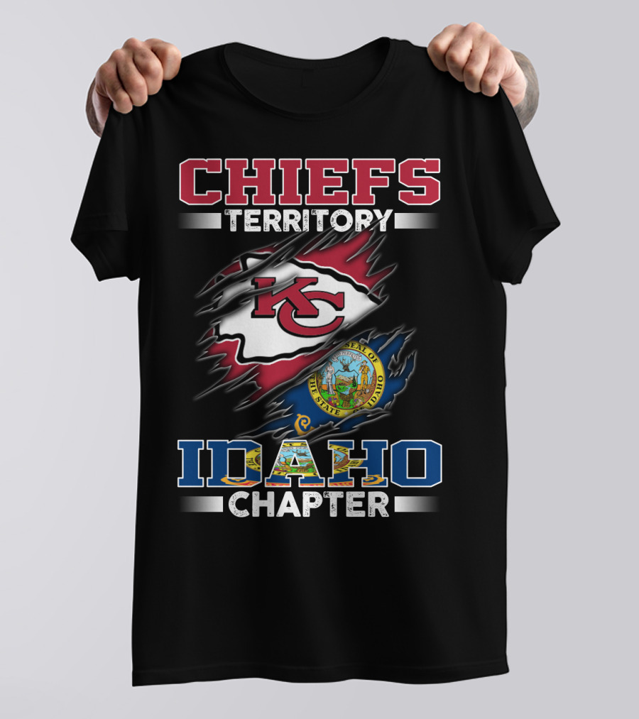 CHIEFS Territory Idaho Chapter Kansas City Flag Seal T-Shirt