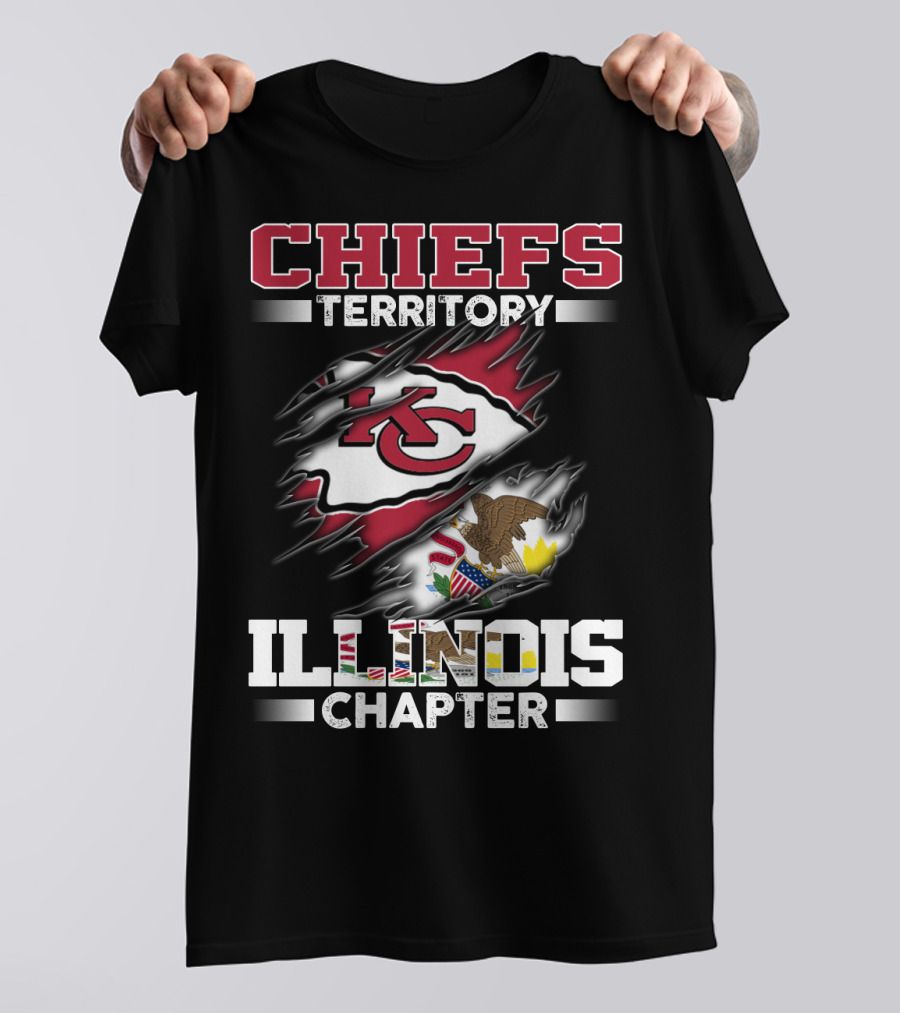 CHIEFS TERRITORY KC ILLINOIS CHAPTER T-Shirt