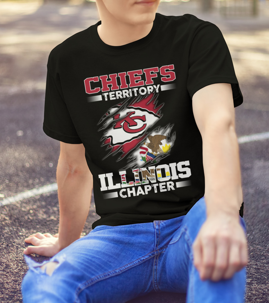 CHIEFS TERRITORY KC ILLINOIS CHAPTER T-Shirt