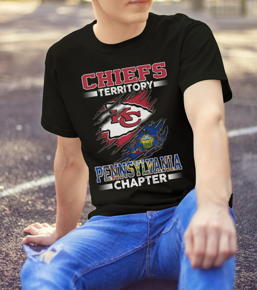 CHIEFS TERRITORY KC LOGO PENNSYLVANIA CHAPTER T-Shirt