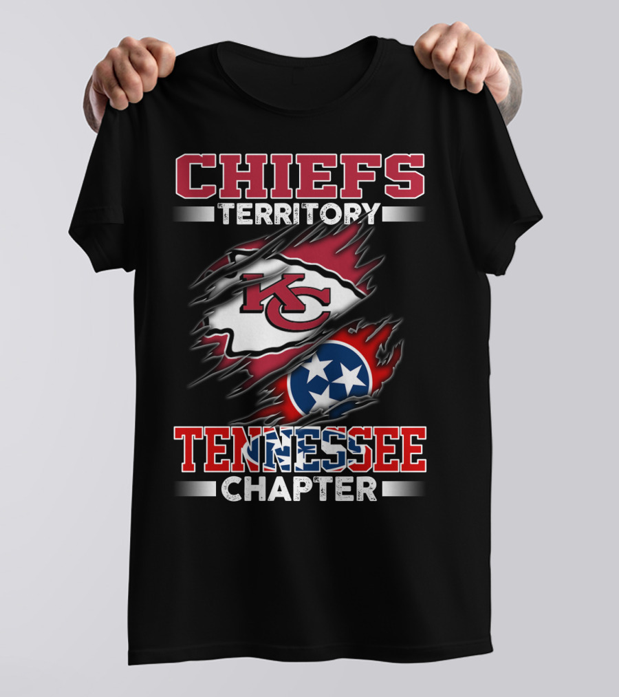 CHIEFS TERRITORY TENNESSEE CHAPTER KC Logo Star Emblem T-Shirt