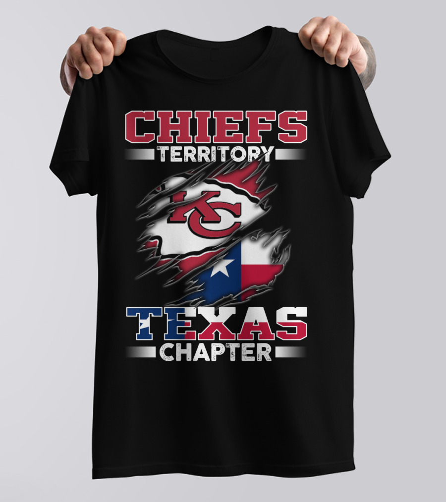 CHIEFS Territory Texas Chapter Kansas City KC T-Shirt