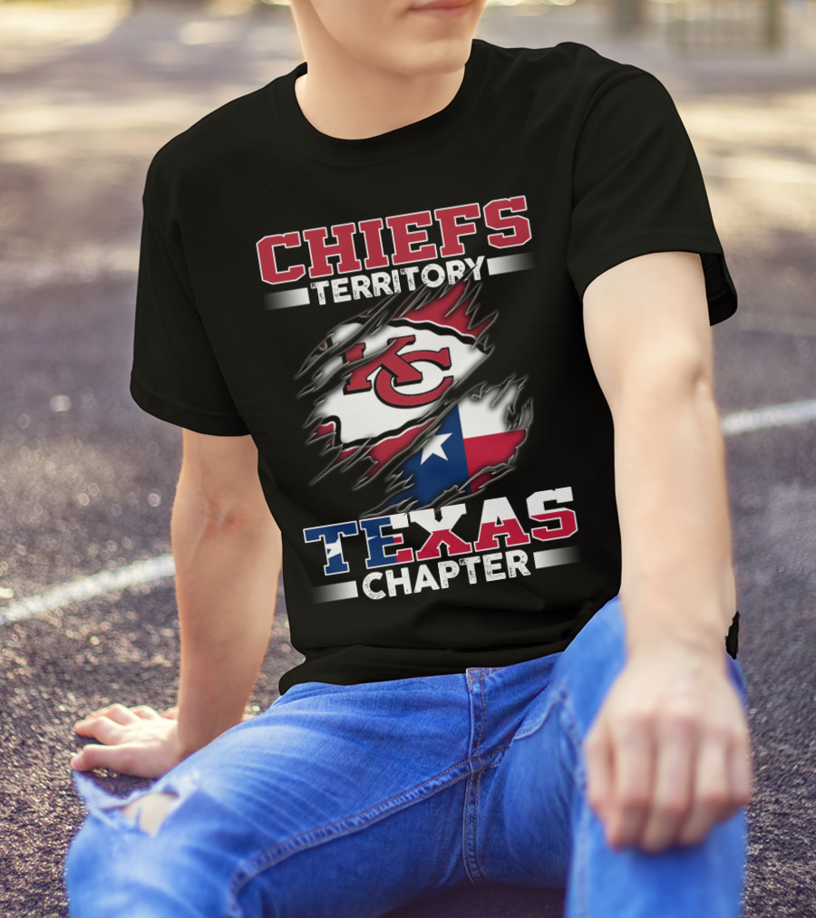 CHIEFS Territory Texas Chapter Kansas City KC T-Shirt