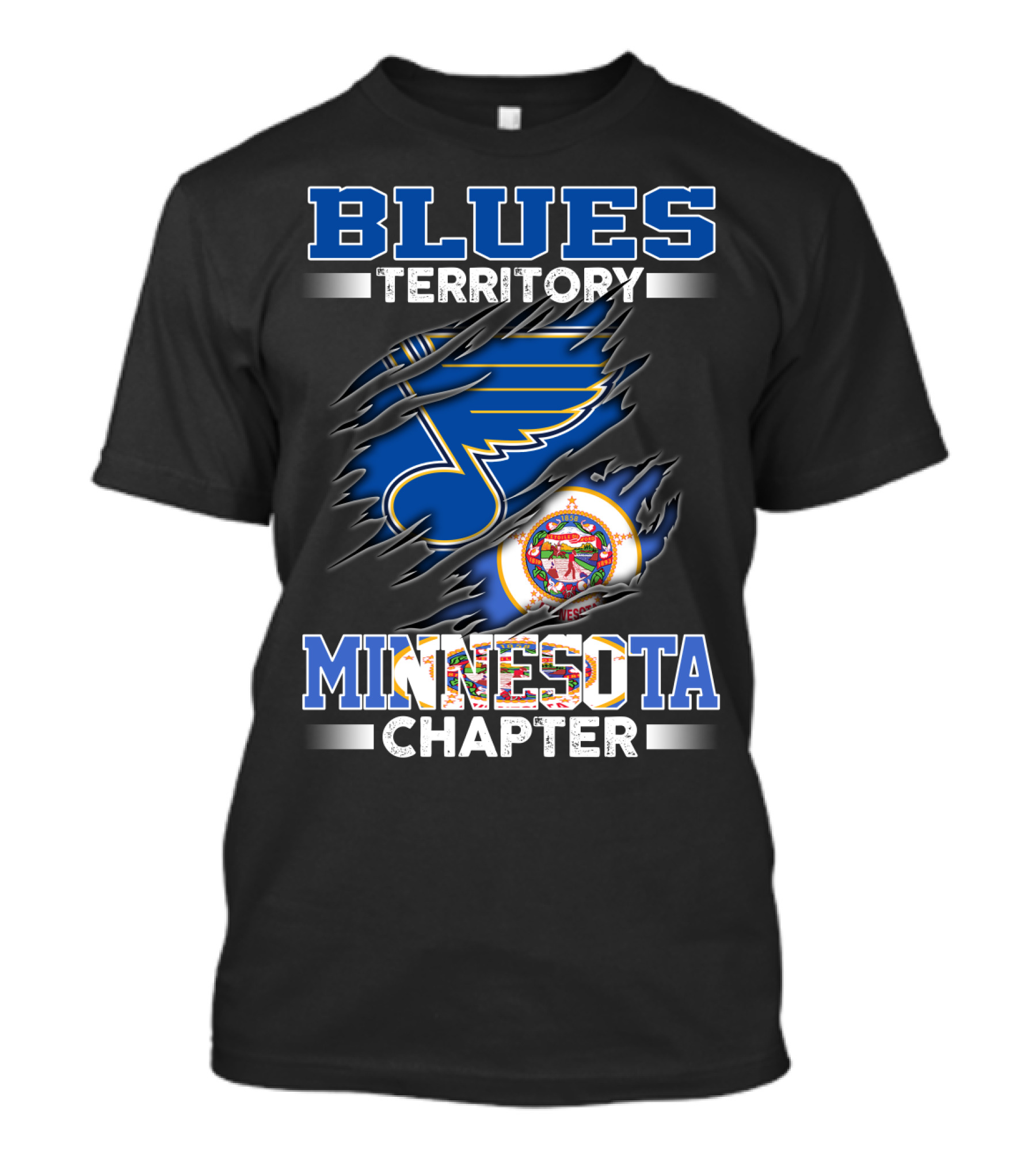 BLUES TERRITORY MINNESOTA CHAPTER T-Shirt