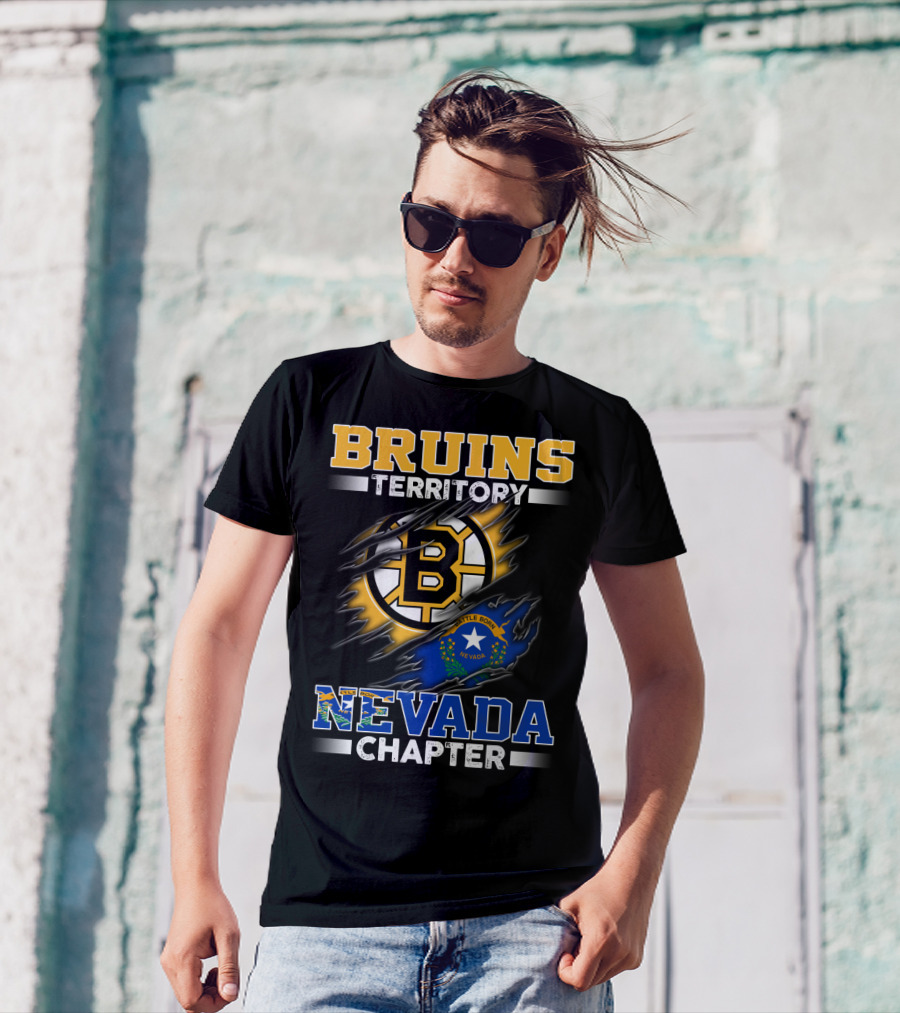BRUINS Territory Nevada Chapter Battle Born Flag T-Shirt