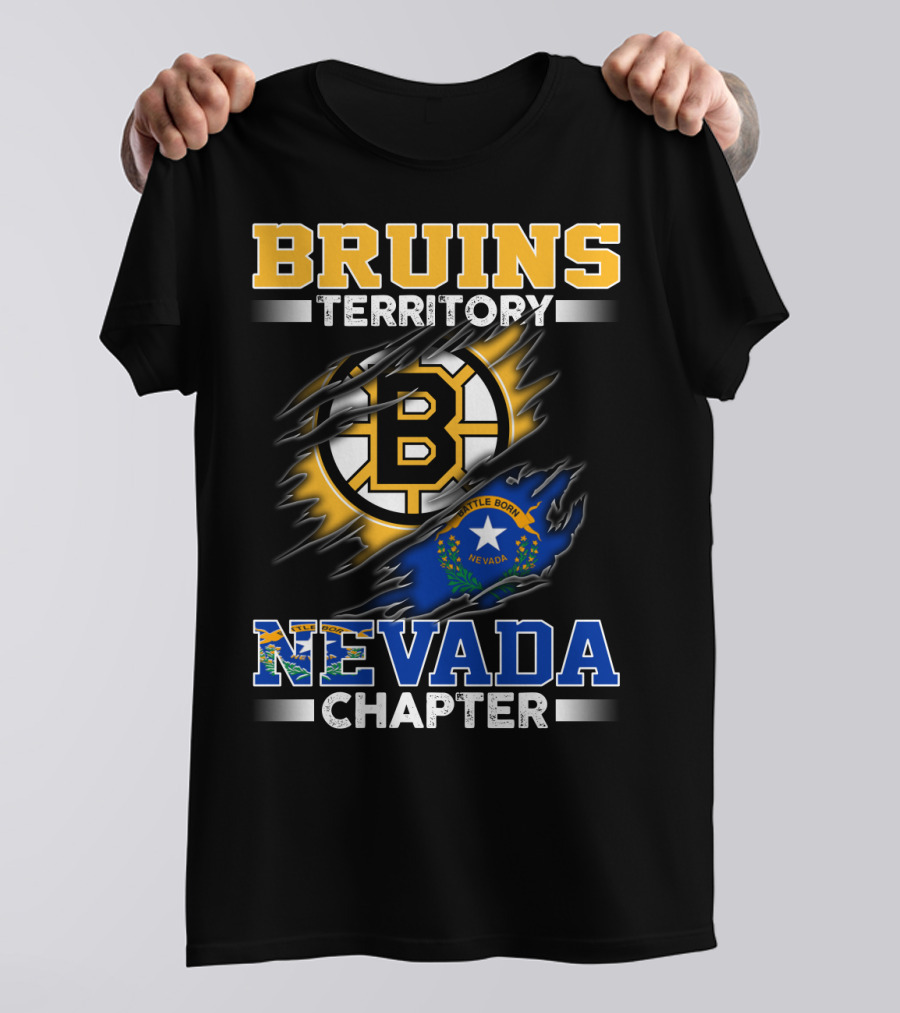 BRUINS Territory Nevada Chapter Battle Born Flag T-Shirt