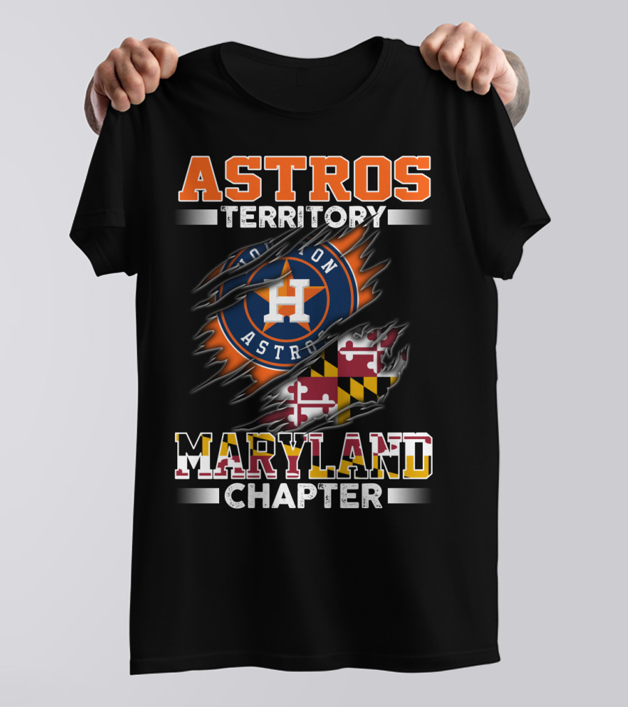Astros Territory Houston Astros Maryland Chapter T-Shirt