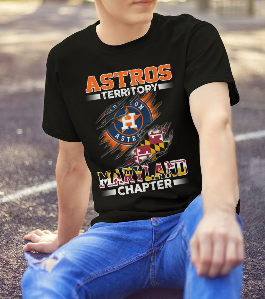 Astros Territory Houston Astros Maryland Chapter T-Shirt