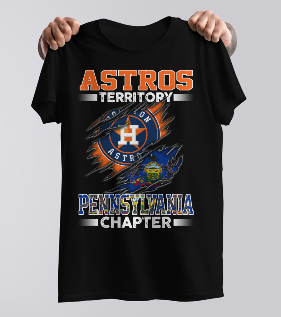 ASTROS TERRITORY HOUSTON ASTROS PENNSYLVANIA CHAPTER T-Shirt