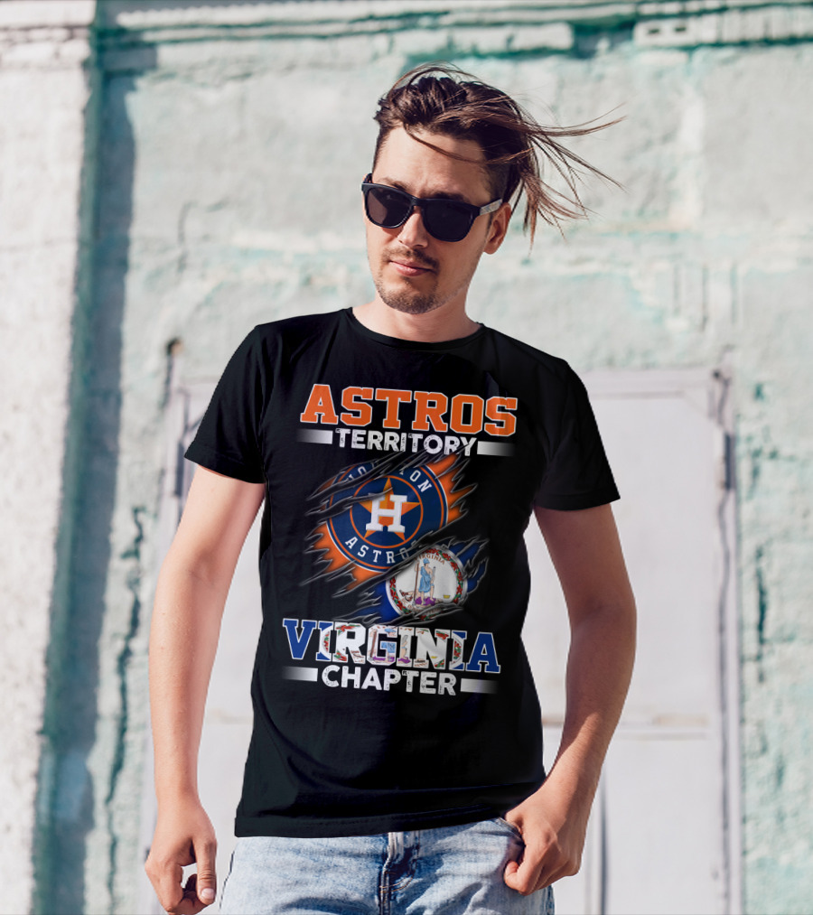 Astros Territory Houston Astros Virginia Chapter T-Shirt