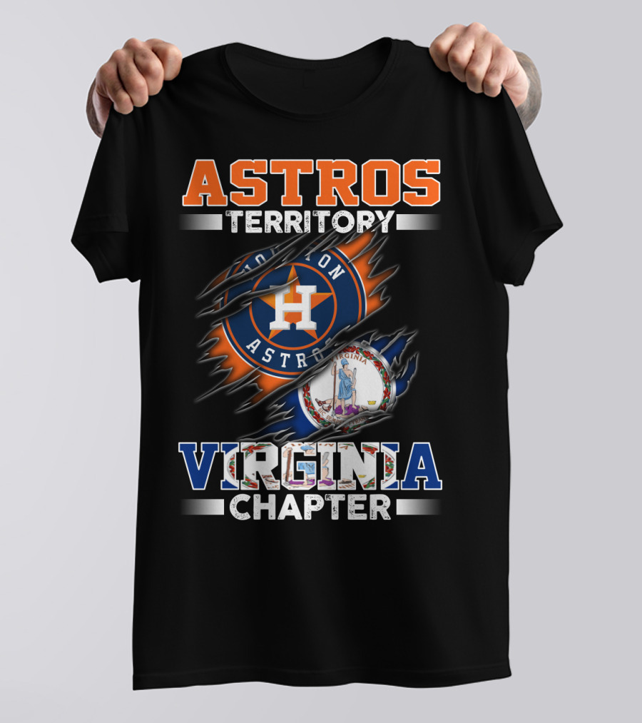 Astros Territory Houston Astros Virginia Chapter T-Shirt