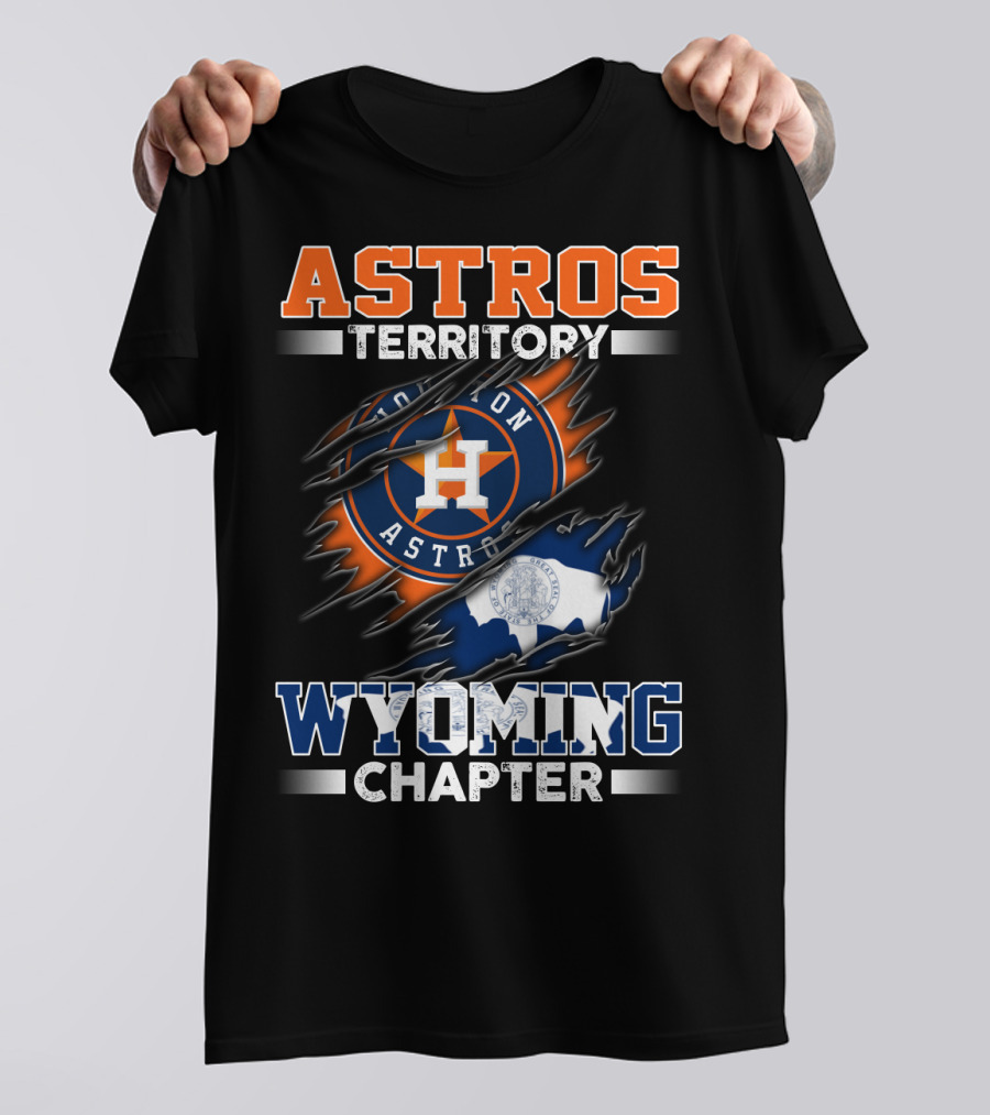 Astros Territory Houston Astros Wyoming Chapter T-Shirt