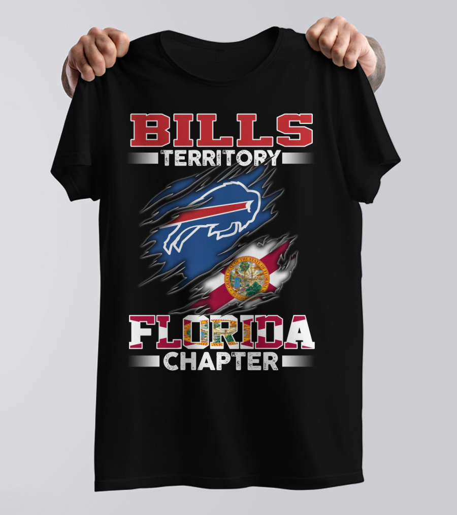 BILLS Territory Florida Chapter Buffalo Flag T-Shirt