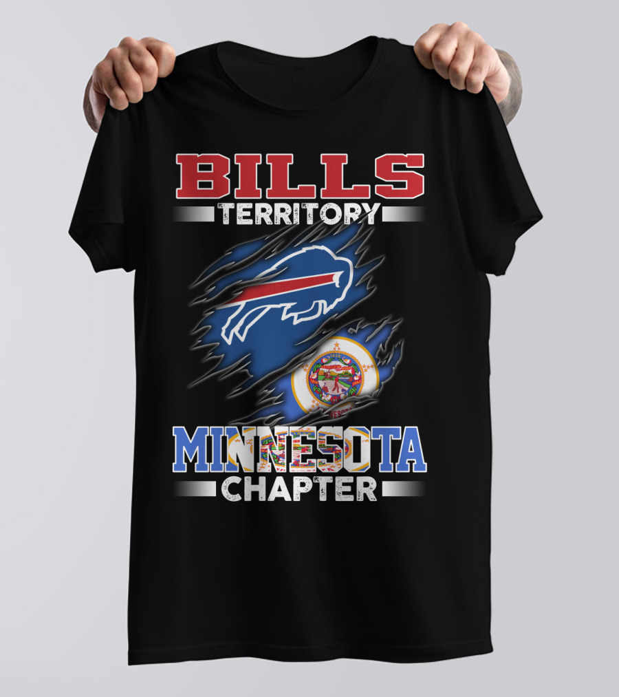 BILLS Territory Buffalo Logo Minnesota Chapter T-Shirt