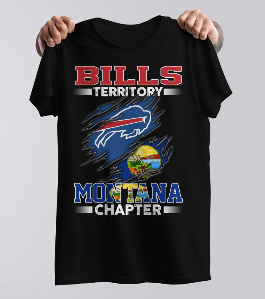BILLS Territory Montana Chapter Buffalo Football T-Shirt