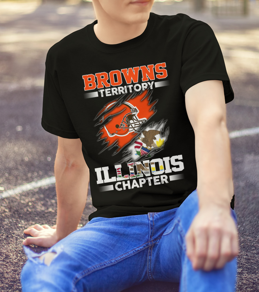 BROWNS TERRITORY ILLINOIS CHAPTER T-Shirt