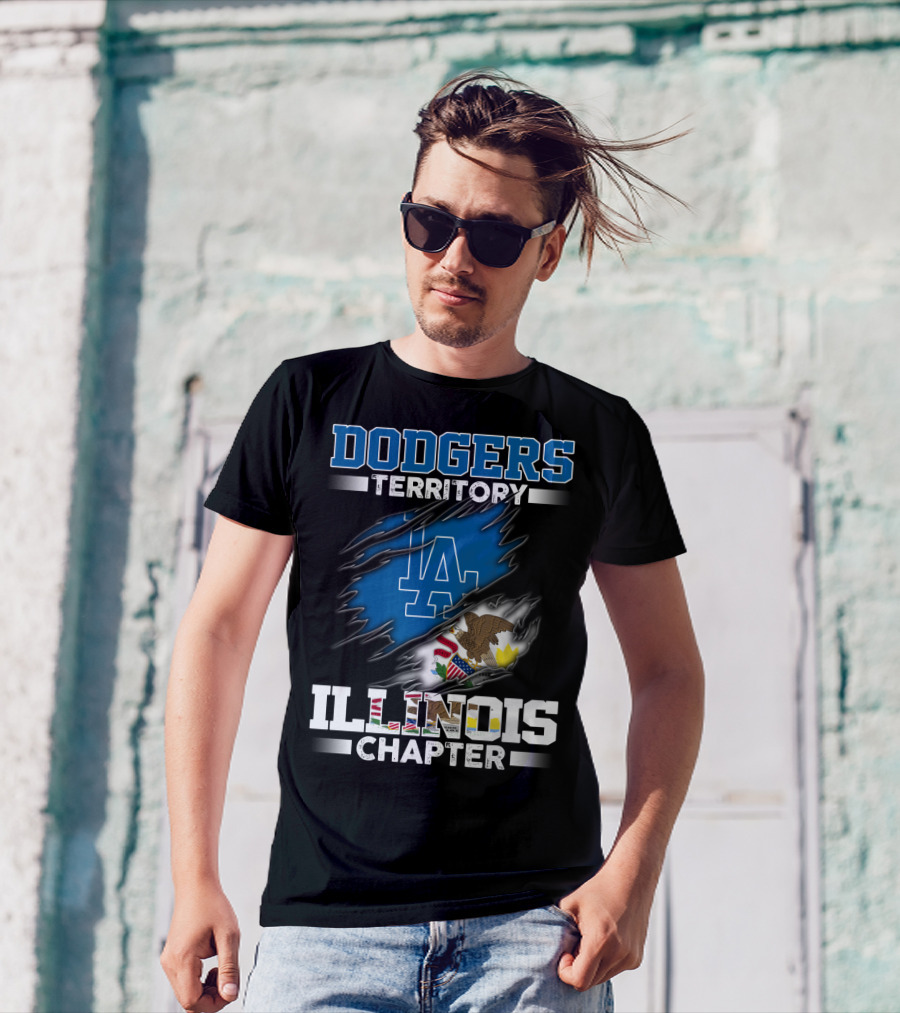 DODGERS TERRITORY LA ILLINOIS CHAPTER T-Shirt