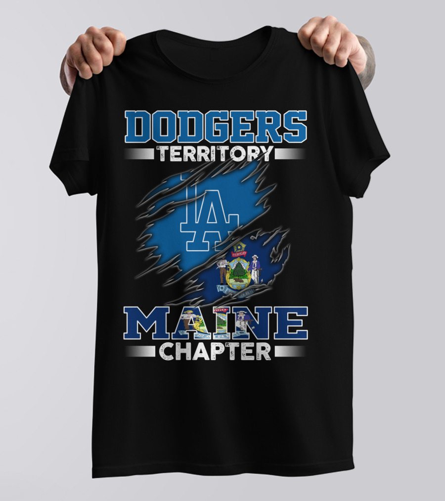Dodgers Territory LA Maine Chapter T-Shirt