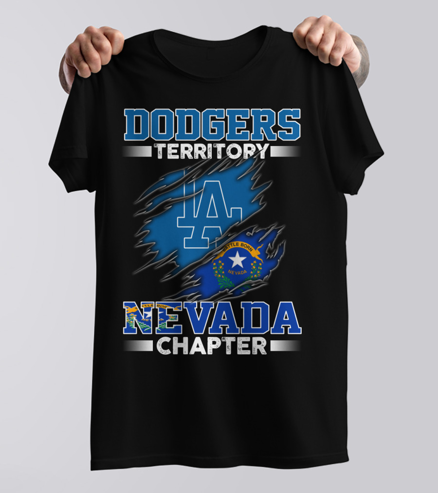 DODGERS TERRITORY LA NEVADA CHAPTER BATTLE BORN T-Shirt