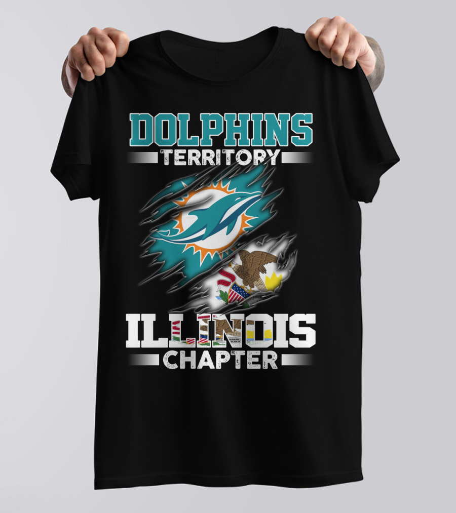 DOLPHINS TERRITORY ILLINOIS CHAPTER T-Shirt