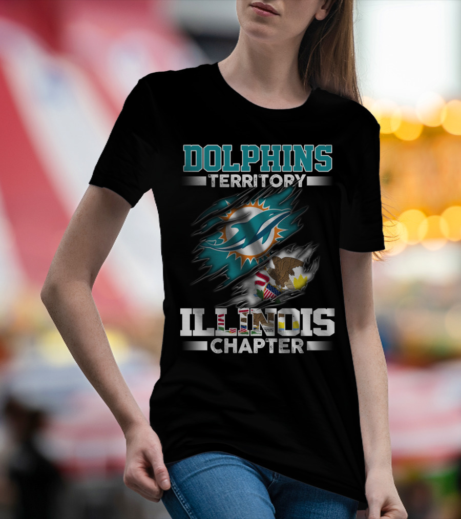 DOLPHINS TERRITORY ILLINOIS CHAPTER T-Shirt